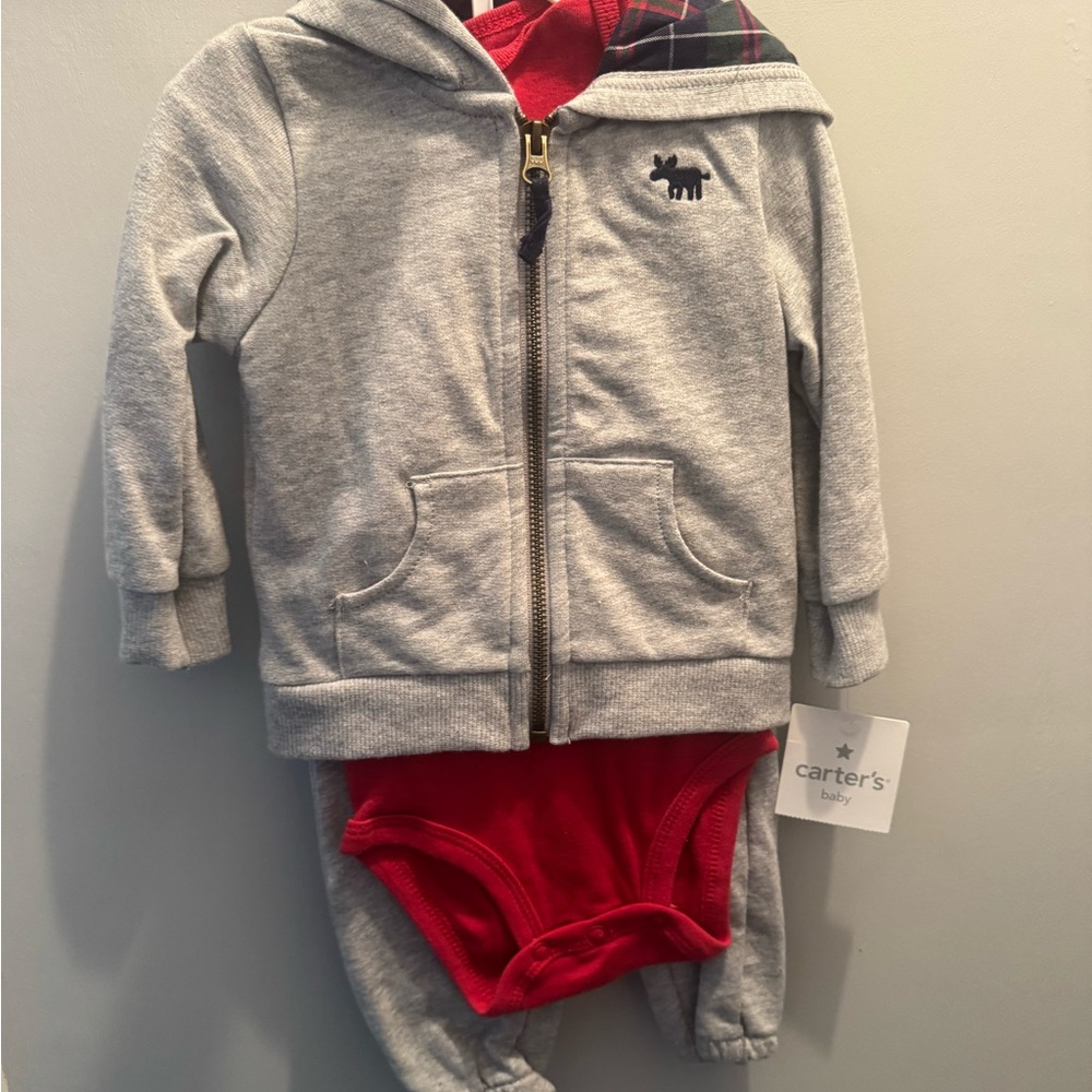 Carter's Gray Baby Hoodie